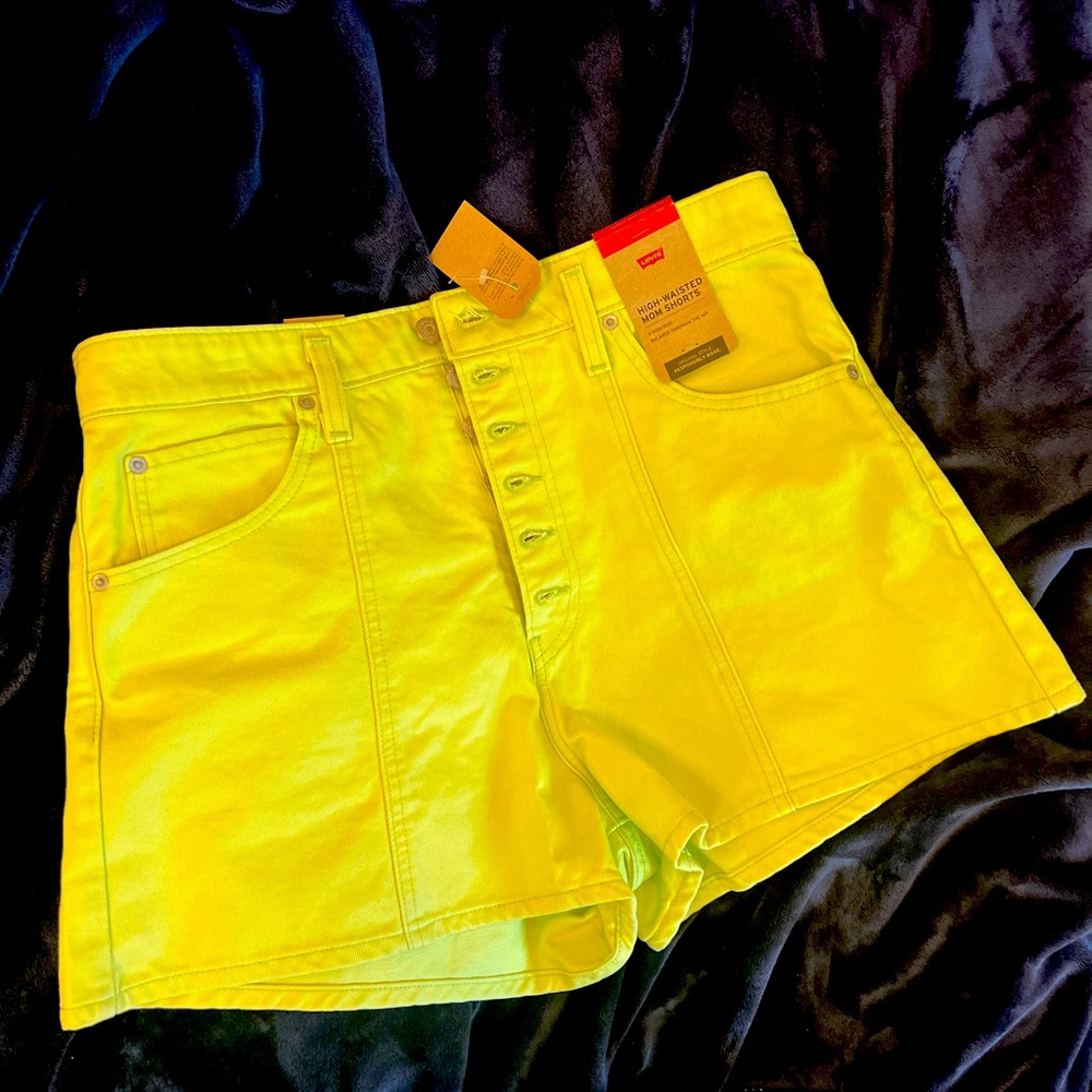 NWT high waisted mom shorts by Levi’s. Sz 33